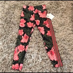 Beyond Yoga, Green Floral ,High Waist Legging, Sz M